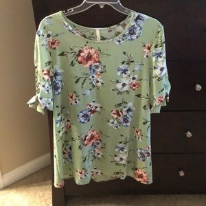 **SOLD** - Floral Boutique Tunic